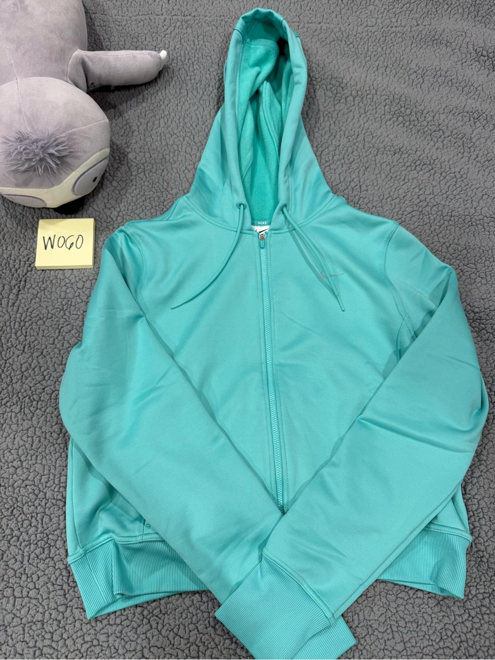 Nike Women's Teal Full-Zip Hoodie Jacket